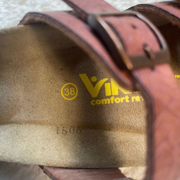 Viking Terracotta leather Embossed loop toe straps sandals EUR SZ38 - Picture 10 of 10